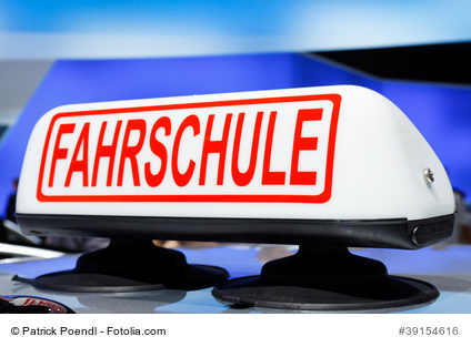 Fahrschule - German driving school car sign